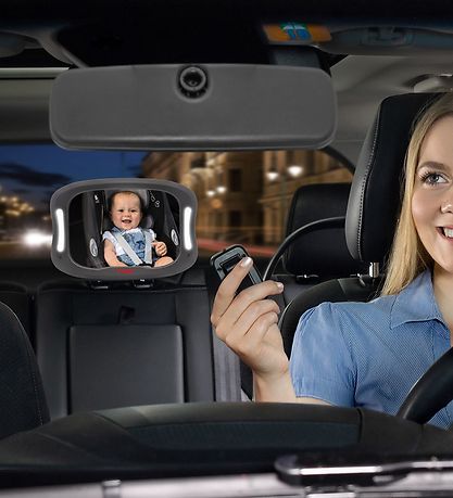 Reer Baby Car Mirror w. Light Reer Baby Car Mirror w. Light