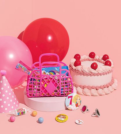 Sun Jellies Mini Folding Basket - 15x6x13 cm - Retro - Peach