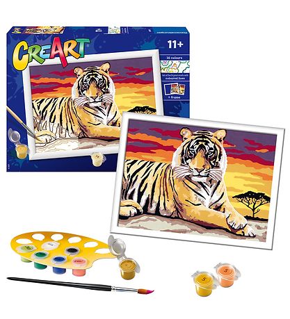 Ravensburger CreArt Verfset - Majestueus Tijger