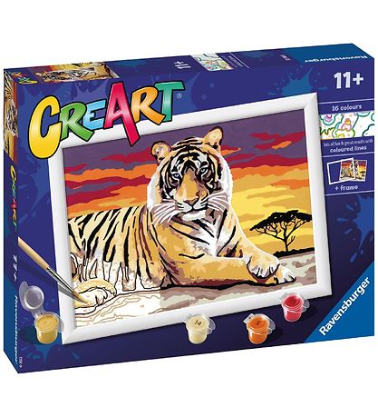 Ravensburger CreArt Verfset - Majestueus Tijger