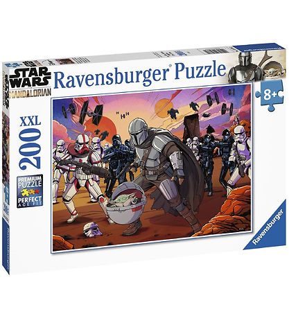Ravensburger Puzzle Game - 200 Bricks - The Mandalorian Face-Off Ravensburger Puzzle Game - 200 Bricks - The Mandalorian Face-Off