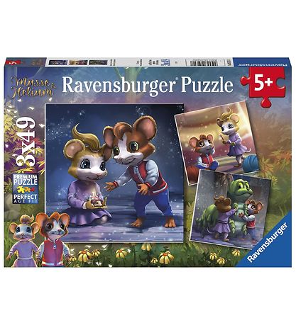 Ravensburger Puzzlespiel - 3x49 - Teile Teile - Mäuse & Helium Ravensburger Puzzlespiel - 3x49 - Teile Teile - Mäuse & Helium