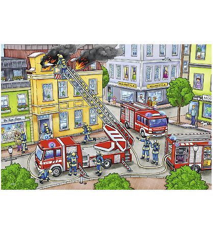 Puzzle Ravensburger - 2x12 Briques - Blue Lights On The Way Puzzle Ravensburger - 2x12 Briques - Blue Lights On The Way