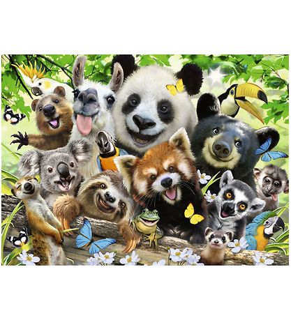 Ravensburger Puzzle Game - 300 Bricks - Wildlife Selfie