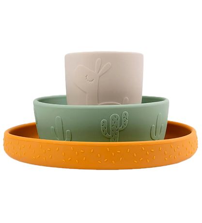 Done By Deer Geschirr-Set - Stick & Stay - Lale Colour Mix Done By Deer Geschirr-Set - Stick & Stay - Lale Colour Mix