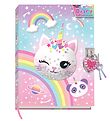 Hot Focus Diary w. Lock - Mica cat Hot Focus Diary w. Lock - Mica cat
