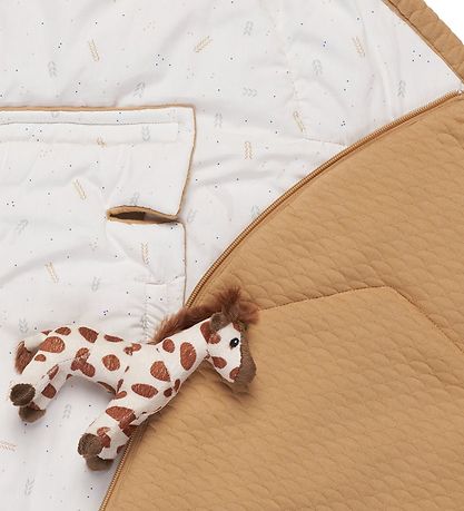 Voksi Fußsack - Breeze Light - 100 cm - Warm Beige Fields