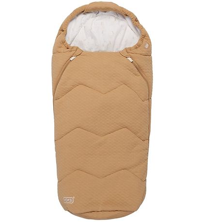 Voksi Fußsack - Breeze Light - 100 cm - Warm Beige Fields