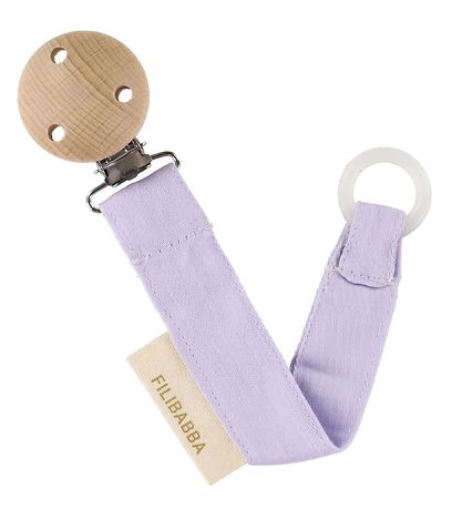 Filibabba Pacifier Clip - Fresh Violet