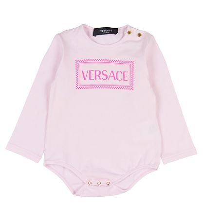 Versace 선물 상자 - 바디수트 긴팔 - 3개입 - 핑크