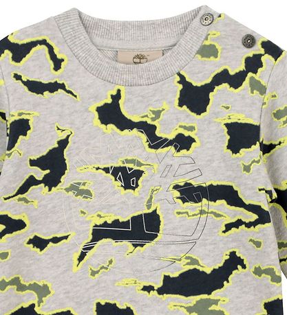 Timberland Sweatshirt - Ecosysteem - Grijs Gevlekt m. Camouflage