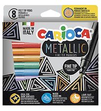 Carioca Markers - 8 pcs. - Metallic Carioca Markers - 8 pcs. - Metallic