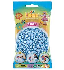 Hama Midi Beads - 1000 pcs. - Pastel Ice Blue Hama Midi Beads - 1000 pcs. - Pastel Ice Blue