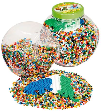 Hama Midi Beads - 15,000 pcs + 3 Plates - Multicolour Hama Midi Beads - 15,000 pcs + 3 Plates - Multicolour