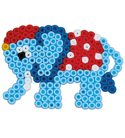 Hama Midi Beads - 15,000 pcs + 3 Plates - Multicolour Hama Midi Beads - 15,000 pcs + 3 Plates - Multicolour