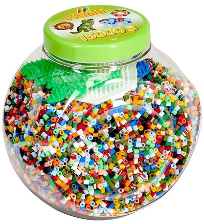 Hama Midi Beads - 15,000 pcs + 3 Plates - Multicolour Hama Midi Beads - 15,000 pcs + 3 Plates - Multicolour