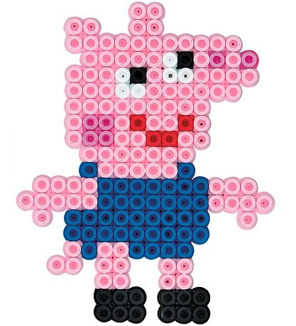 Hama Midi Bead Set - 2000 pcs - Peppa Pig Hama Midi Bead Set - 2000 pcs - Peppa Pig