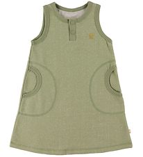 Katvig Kleid - Meliert Grün Katvig Kleid - Meliert Grün