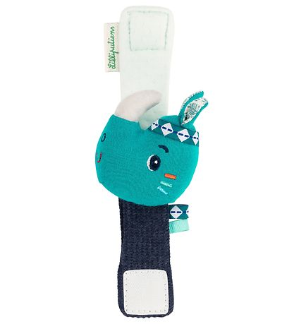 Lilliputiens Rattle w. Bracelet - Marius - Light Blue
