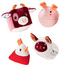 Lilliputiens Rattles - 4 pcs - Farm Animals Lilliputiens Rattles - 4 pcs - Farm Animals