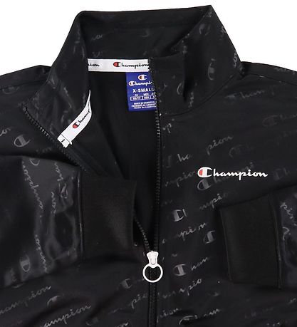 Champion Fashion Neuletakki - Musta, Logot