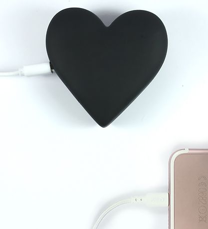 Moji Power 보조배터리 - 블랙 하트 - 2600mAh