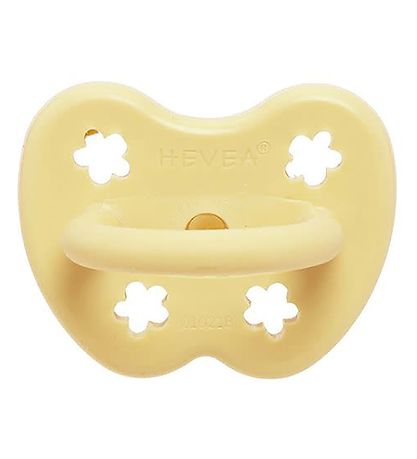Hevea Pacifiers - 3-36 Mths. - 2-Pack - Natural Rubber - Pale Bu