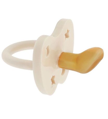 Hevea Pacifiers - 3-36 Mths. - 2-Pack - Natural Rubber - Pale Bu