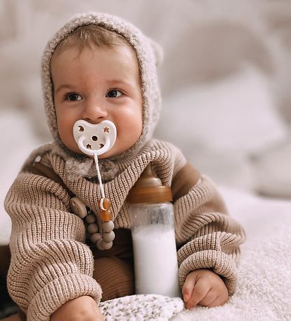 Hevea Pacifiers - 3-36 Mths. - 2-Pack - Natural Rubber - Pale Bu