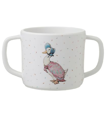 Petit Jour Paris 스파우트 컵 - 흰색 포함 동물 Petit Jour Paris 스파우트 컵 - 흰색 포함 동물