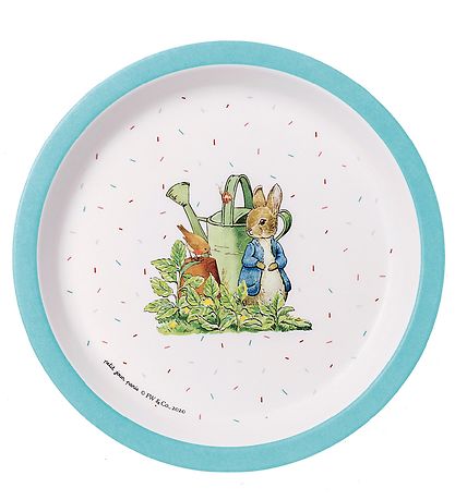 Petit Jour Paris Dinner Set - Melamine - 5 Parts - White w. Rabb Petit Jour Paris Dinner Set - Melamine - 5 Parts - White w. Rabb