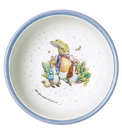 Petit Jour Paris Dinner Set - Melamine - 5 Parts - White w. Rabb Petit Jour Paris Dinner Set - Melamine - 5 Parts - White w. Rabb