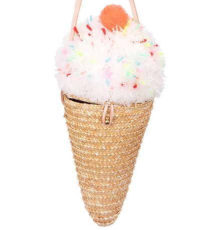 Meri Meri Shoulder Bag - Straw - Ice Waffle