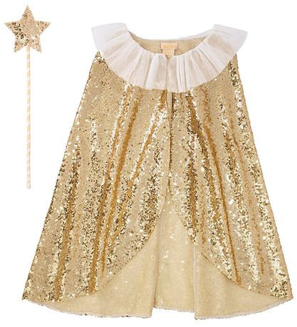Meri Meri Costume - Coat - Gold Glitter