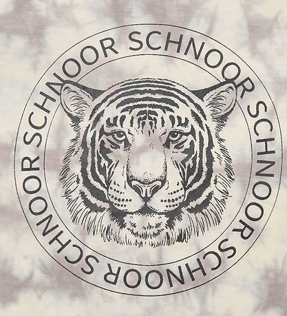 Petit by Sofie Schnoor T-shirt - Julius - Warm Grey w. Tiger