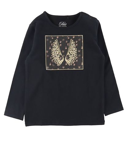 Petit by Sofie Schnoor Blouse - Elenor - Black w. Wings