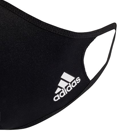 adidas Performance Mund-Nasen-Schutz - 3er-Pack - Schwarz/Rot adidas Performance Mund-Nasen-Schutz - 3er-Pack - Schwarz/Rot