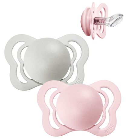 Couture Tétine BIBS - 2 Pack - Taille 2 - Anatomique - Haze/Blos Couture Tétine BIBS - 2 Pack - Taille 2 - Anatomique - Haze/Blos