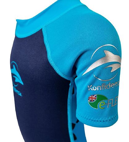 Konfidence Coverall Swimsuit - UV50+ - Palm Maui Blue