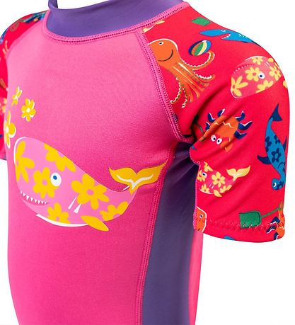 Konfidence Schwimmanzüg - UV50+ - Pink/Yellow Joni