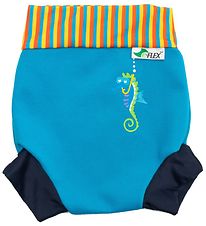 Konfidence Swim Diaper - UV50+ - Swim Nappy - Cyan/Stripe Seabis Konfidence Swim Diaper - UV50+ - Swim Nappy - Cyan/Stripe Seabis