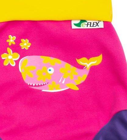Konfidence Swim Diaper - UV50+ - Swim Nappy - Pink/Yellow Joni