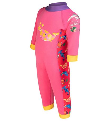 Konfidence Badoverall - UV50+ - Rosa/Yellow Joni