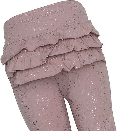 Little Wonders Leggings - Abigail - Dusty Rose Glitter Little Wonders Leggings - Abigail - Dusty Rose Glitter
