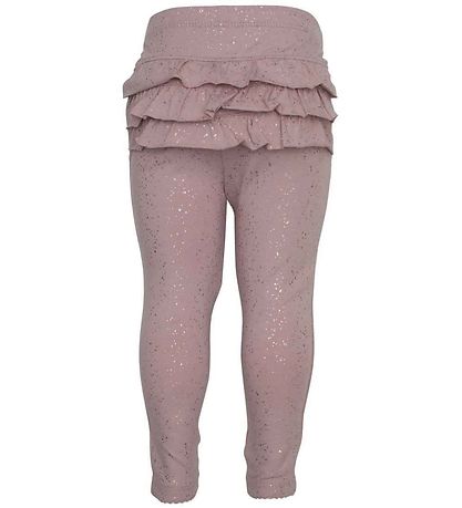 Little Wonders Leggings - Abigail - Dusty Rose Glitter Little Wonders Leggings - Abigail - Dusty Rose Glitter