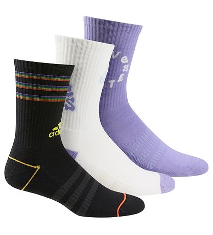adidas Performance Sukat - 3 kpl - Tiro - Musta/Valkoinen/Violet