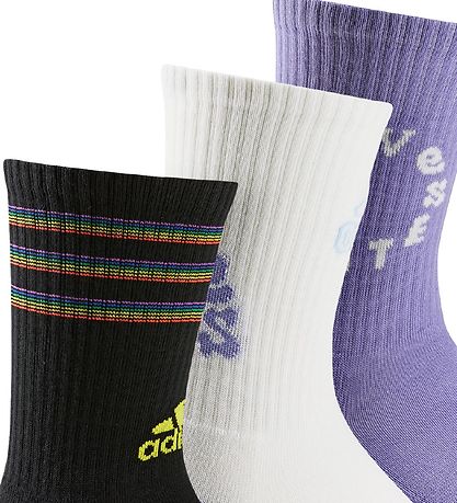 adidas Performance Sukat - 3 kpl - Tiro - Musta/Valkoinen/Violet