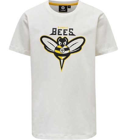 Hummel T-shirt - hmlRimshot - White w. Bee Hummel T-shirt - hmlRimshot - White w. Bee