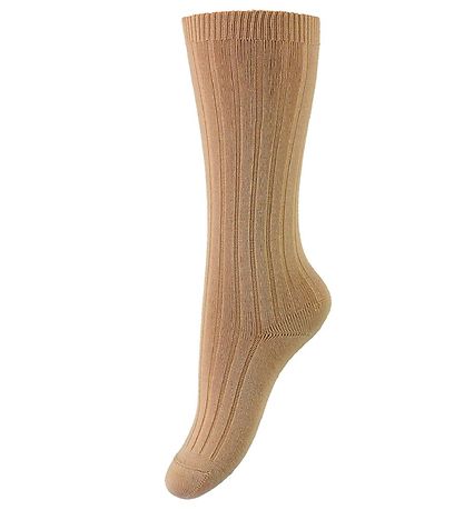 Condor Knee High Socks - Rib - Light Brown Condor Knee High Socks - Rib - Light Brown