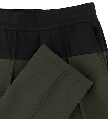 Emporio Armani 바지 - 육군 녹색 포함 검정색